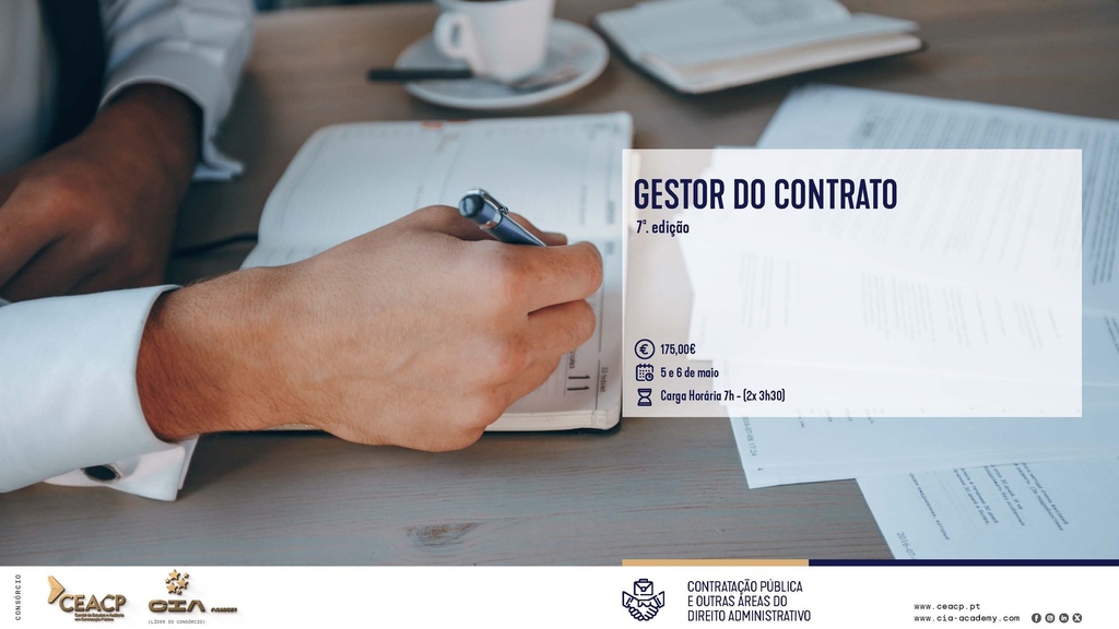 Gestor do Contrato - 7.º Edição