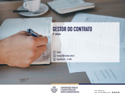 Gestor do Contrato - 6º Edição