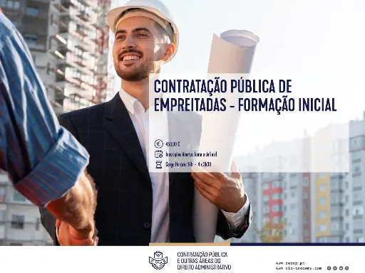 Contratação Pública de Empreitadas - Formação Inicial