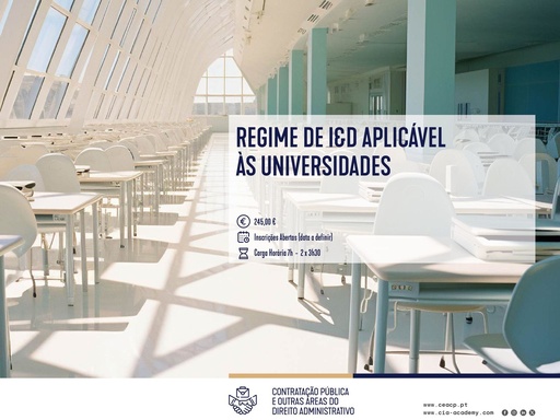 Regime de I&D Aplicável às Universidades