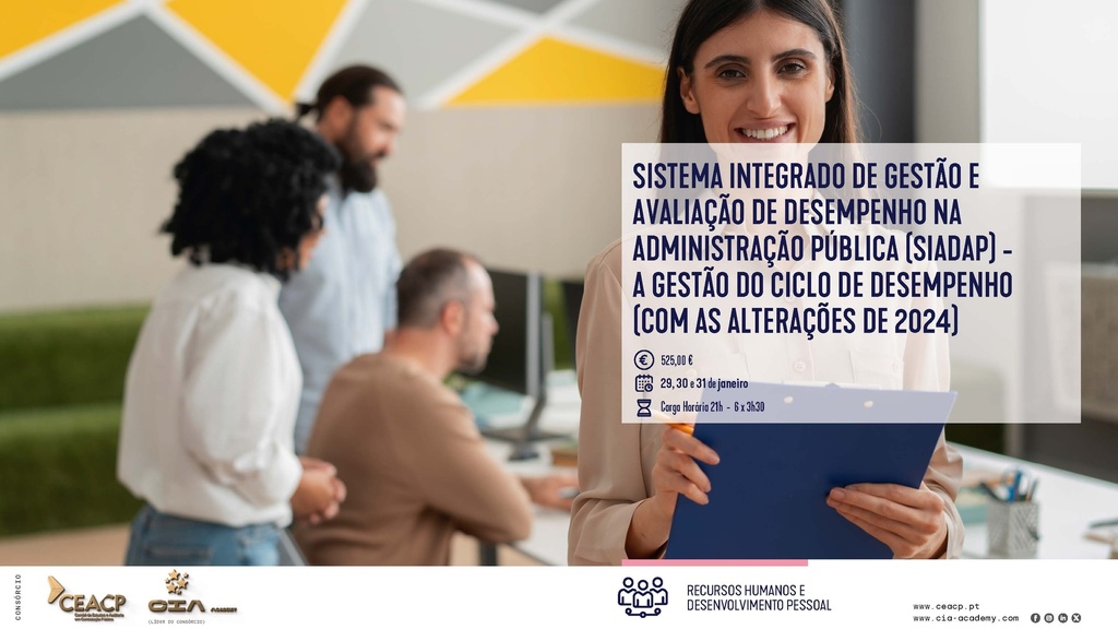 Sistema Integrado de Gestão e Avaliação de Desempenho na Administração Pública (SIADAP) - A Gestão do Ciclo de Desempenho (com as alterações de 2024)  