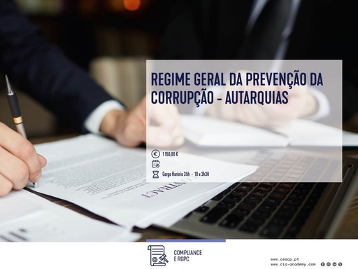 Regime Geral da Prevenção da Corrupção - Autarquias