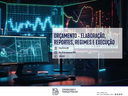  Orçamento - Elaboração, Reportes, Regimes e Execução